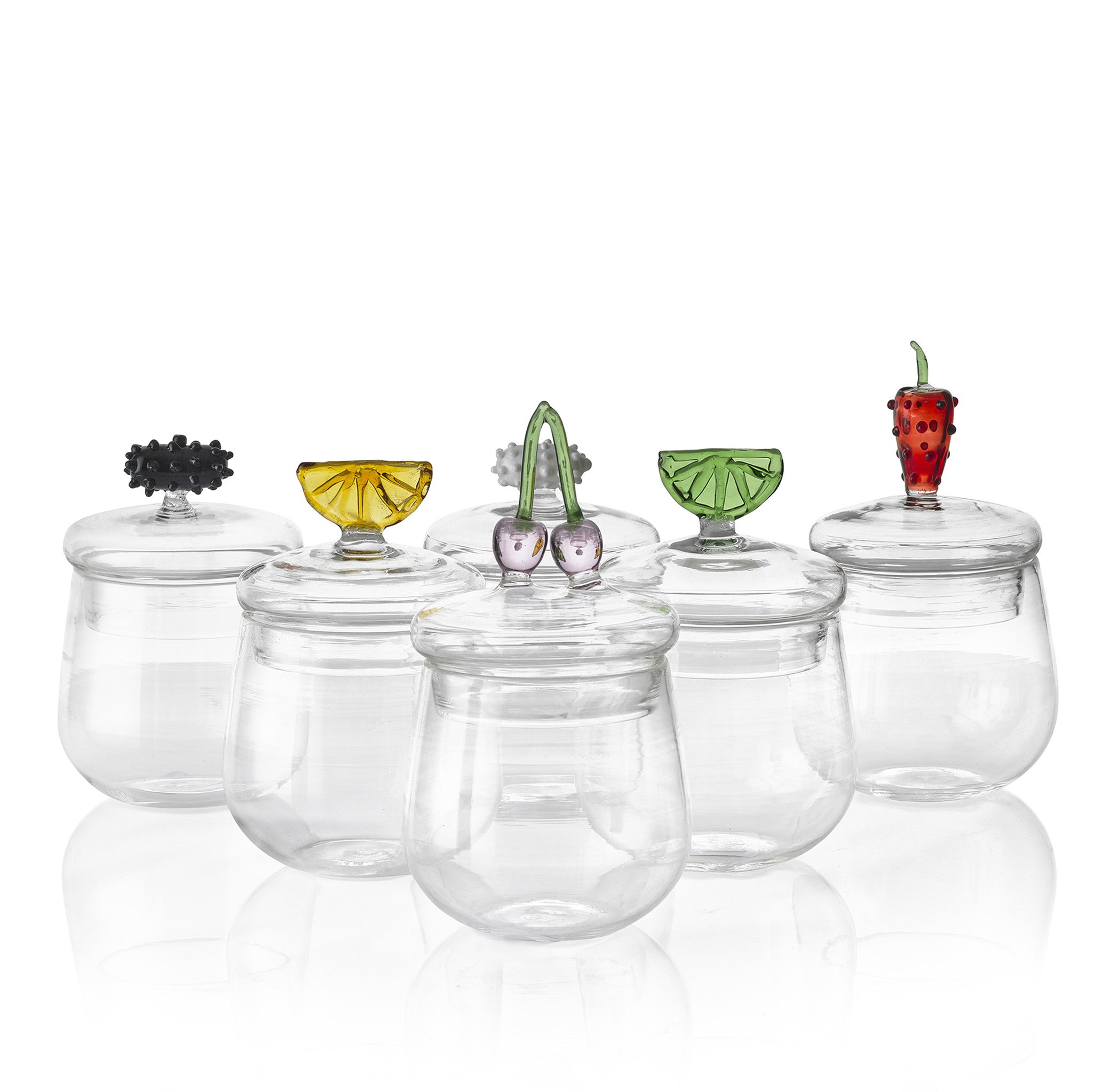 Glass Jam Jar with White Mulberry Lid