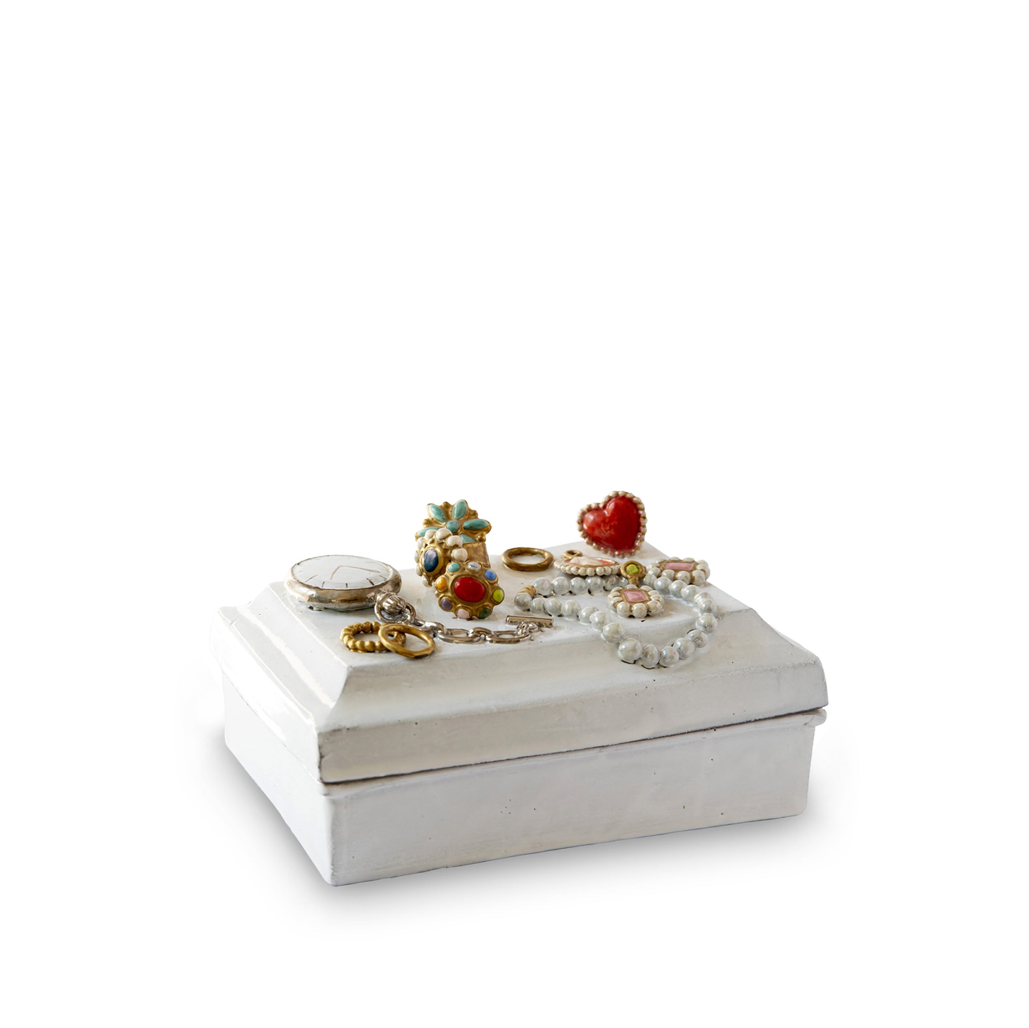 Serena Jewelry Box by Astier de Villatte, 20cm