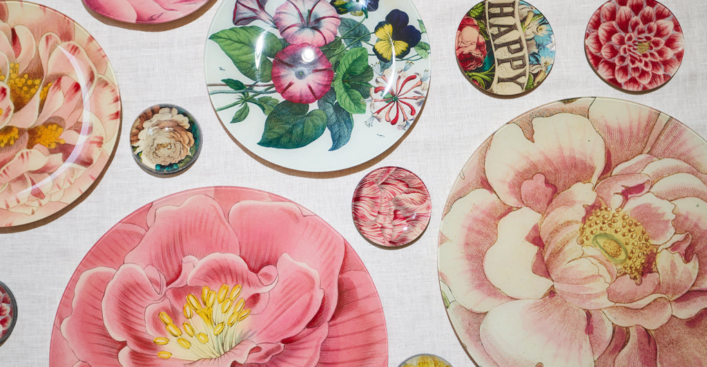 John Derian 'Happy' Round Plate, 13cm