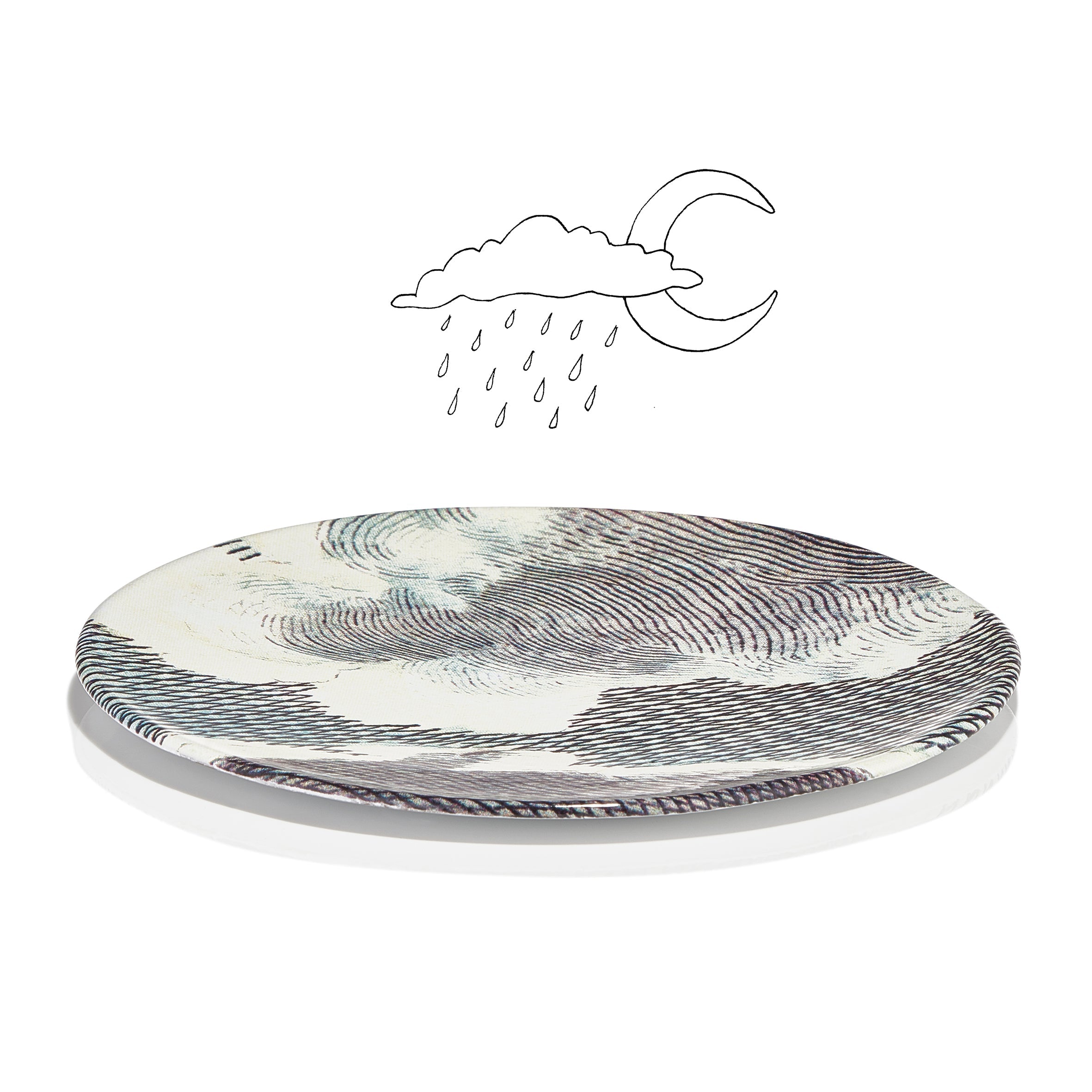Kamel Cloud Dish by Astier de Villatte, 16cm