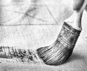 Alphabet Napkin 'Q' in Powder Blue, 50x50cm