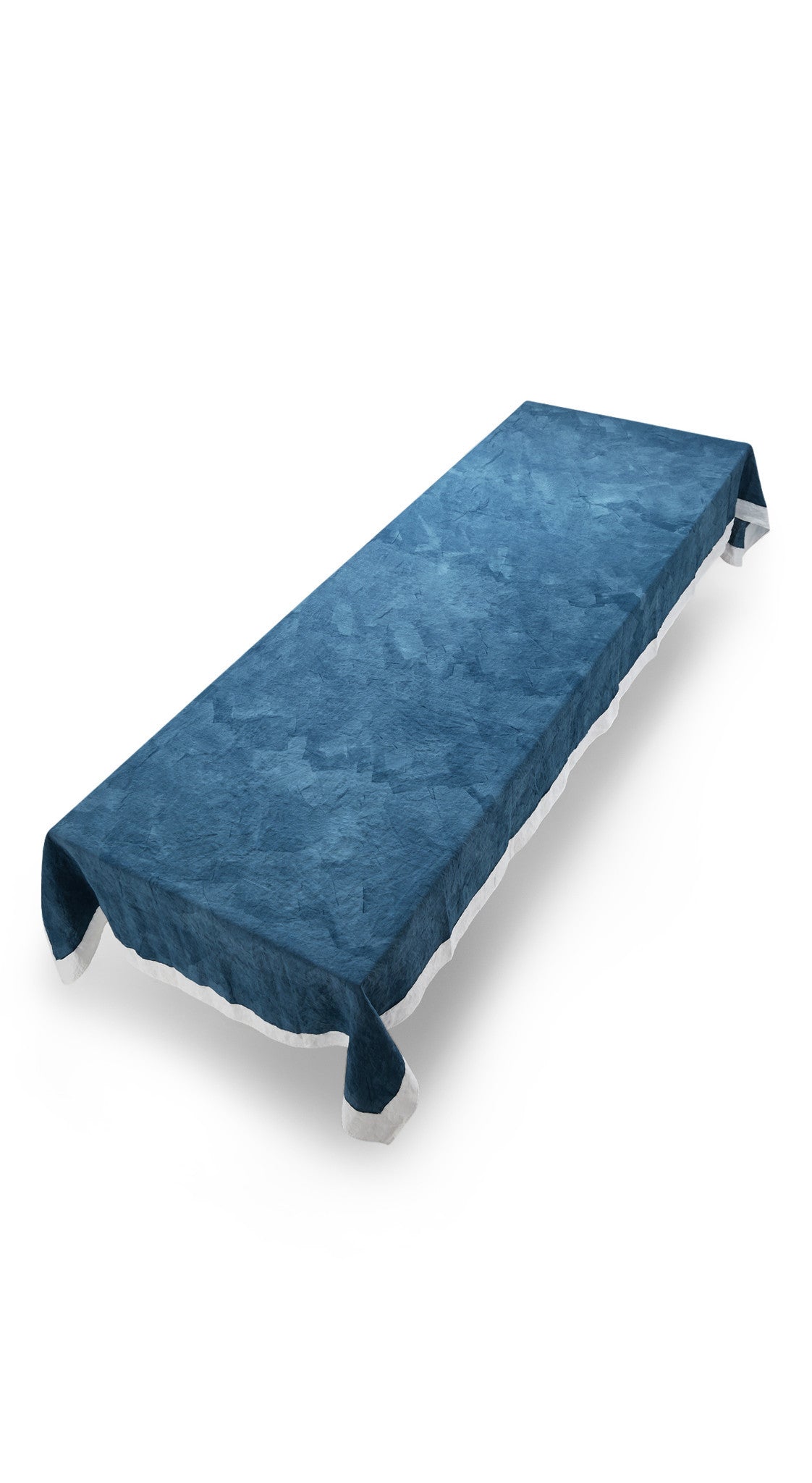 Full Field Linen Tablecloth in Midnight Blue
