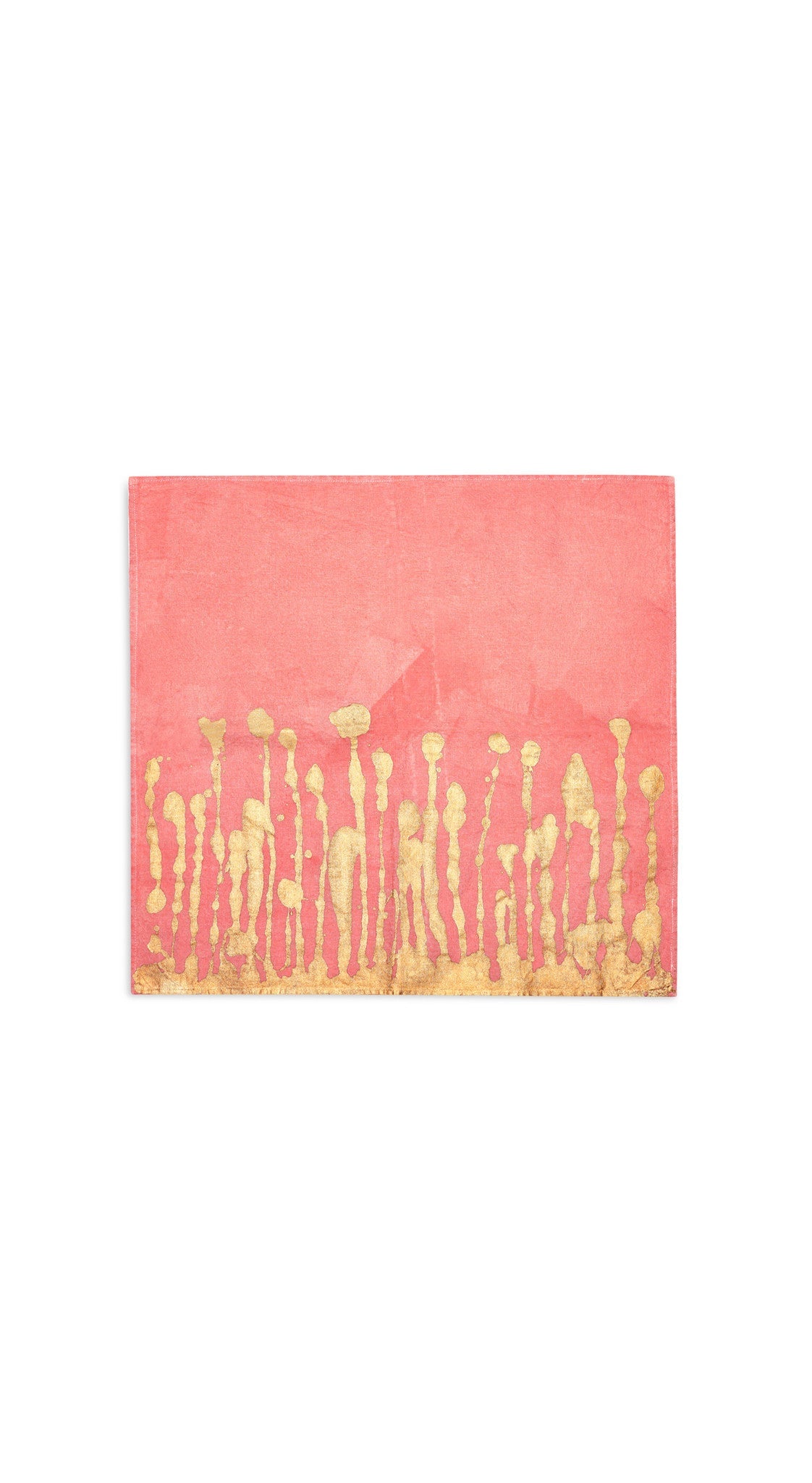 Ink Linen Napkin in Deep Pink, 50x50cm