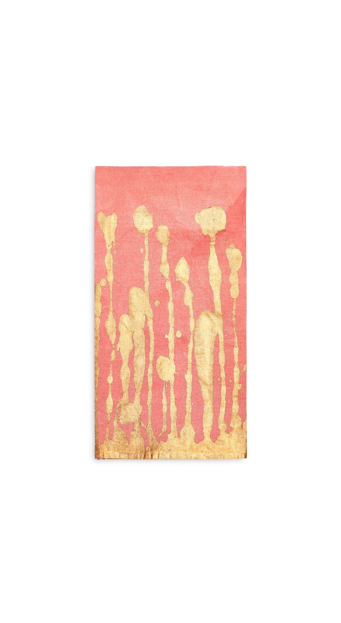 Ink Linen Napkin in Deep Pink, 50x50cm