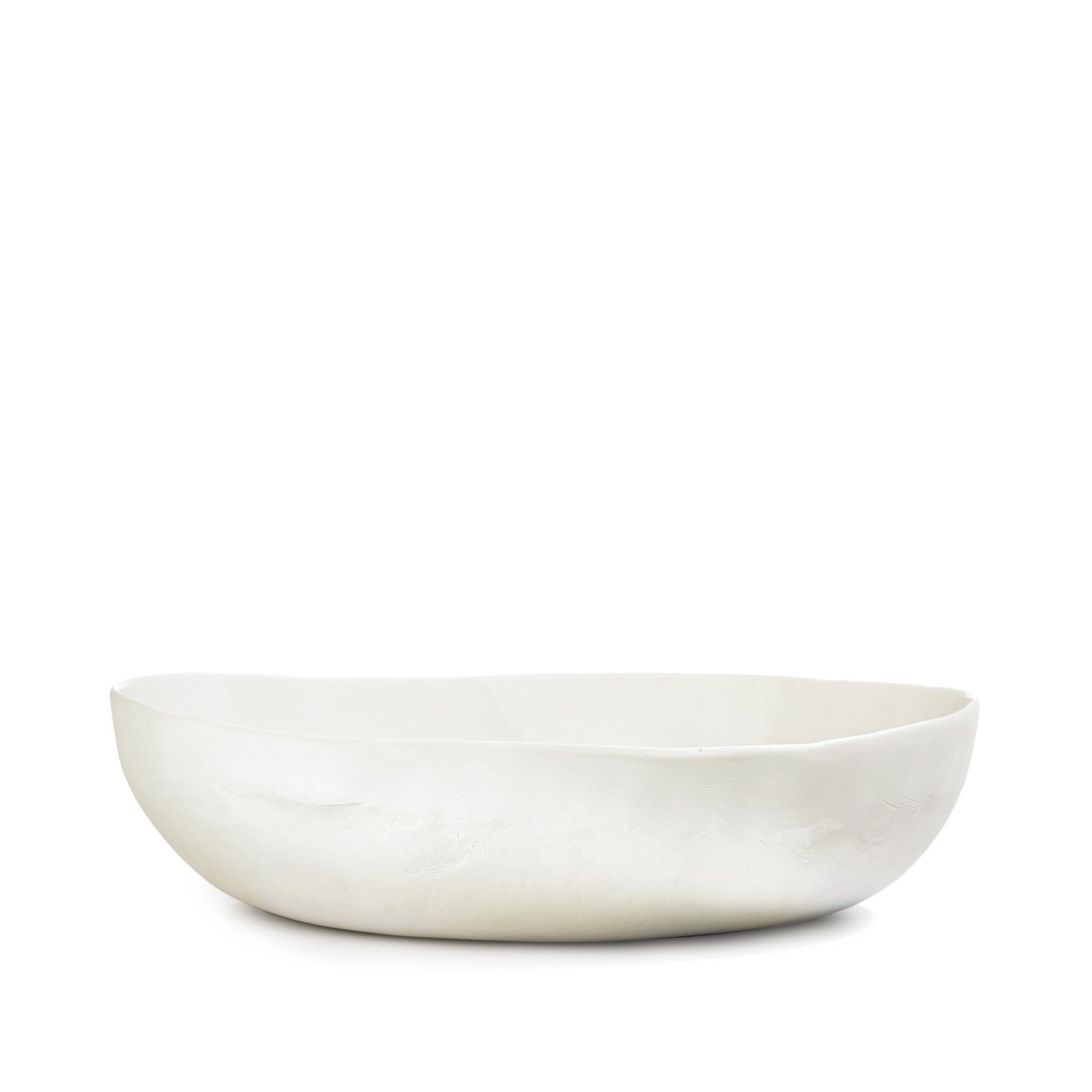 Summerill & Bishop Handmade 23cm Porcelain Soup Bowl with Plain Rim