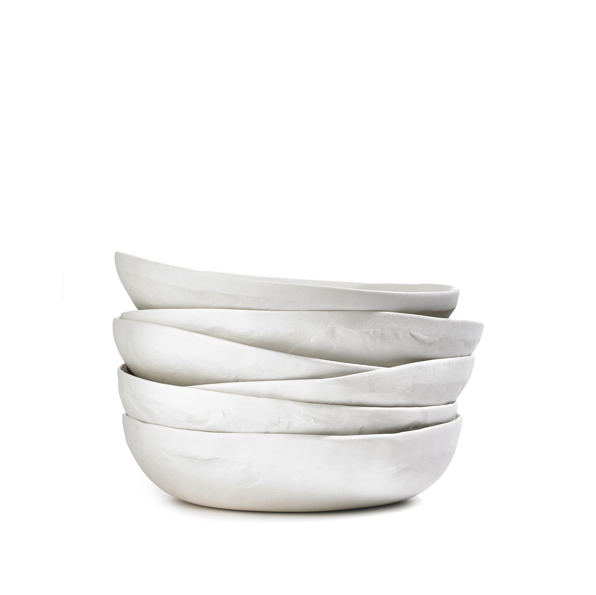 Summerill & Bishop Handmade 23cm Porcelain Soup Bowl with Plain Rim
