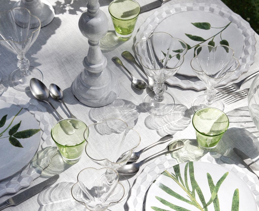 Genista Leaf Plate by Astier de Villatte, 24cm