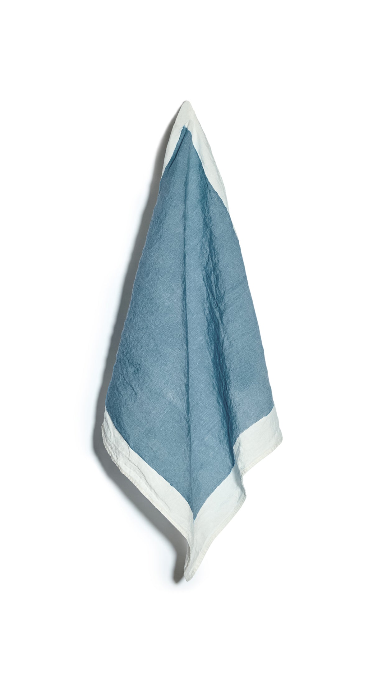 Full Field Linen Napkin in Powder Blue, 50x50cm