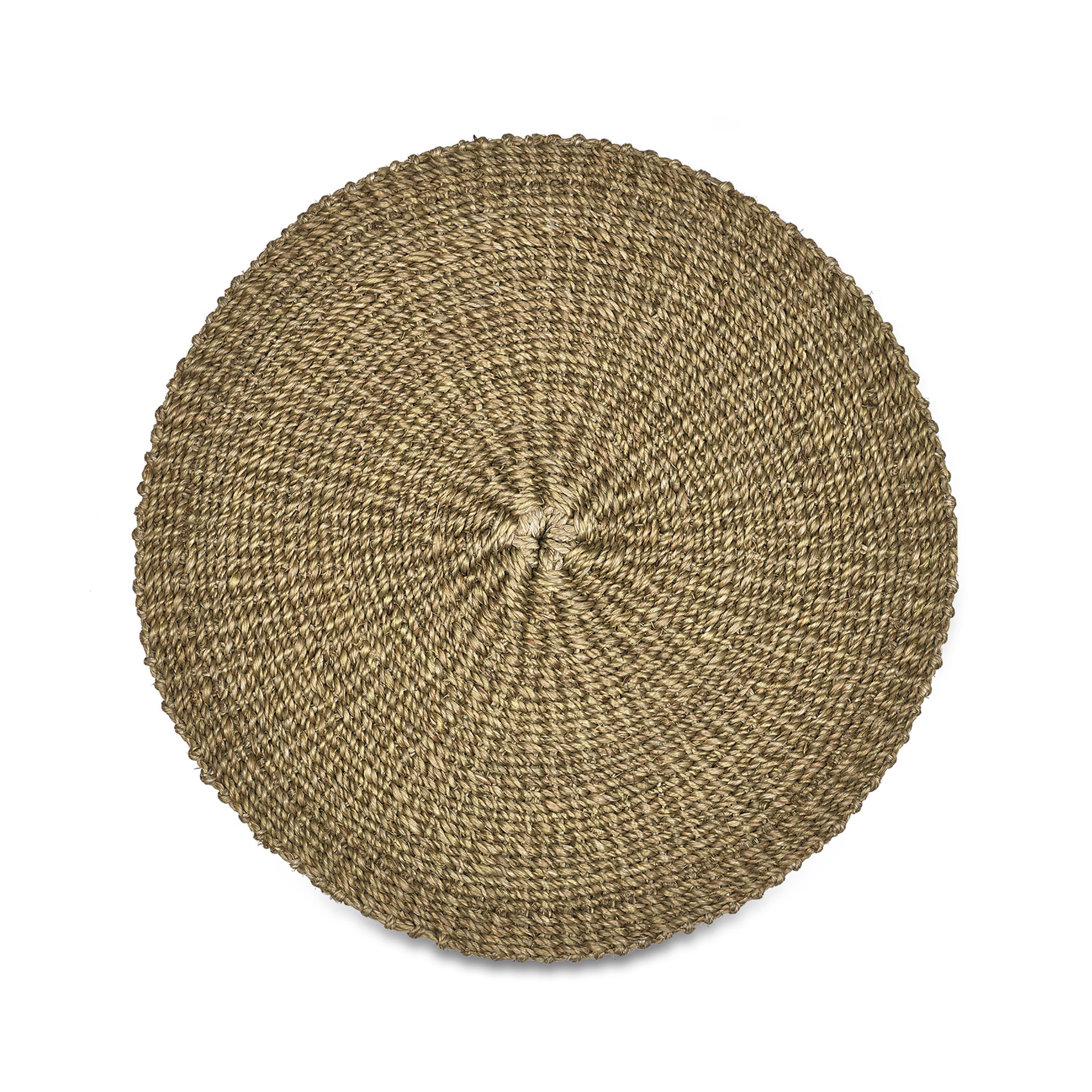 Abaca Woven Round Placemat in Sage