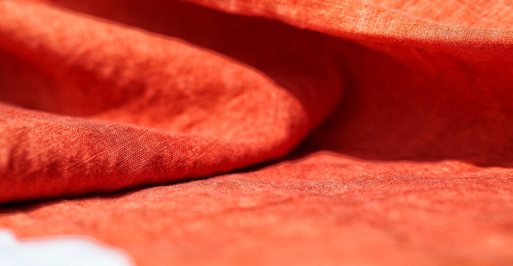 Full Field Linen Napkin in Rust Red, 50x50cm