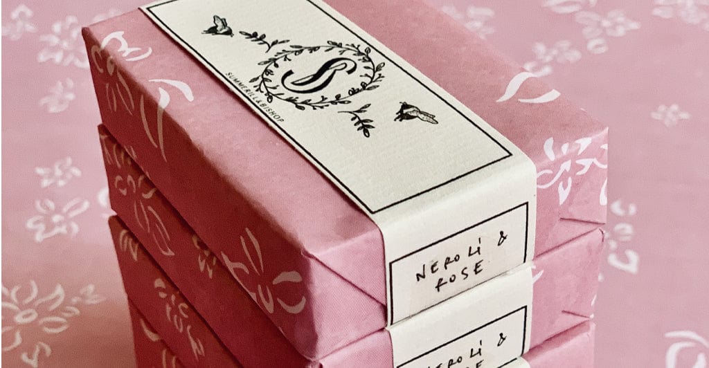 Summerill & Bishop Neroli & Rose Handmade Soap, 100g