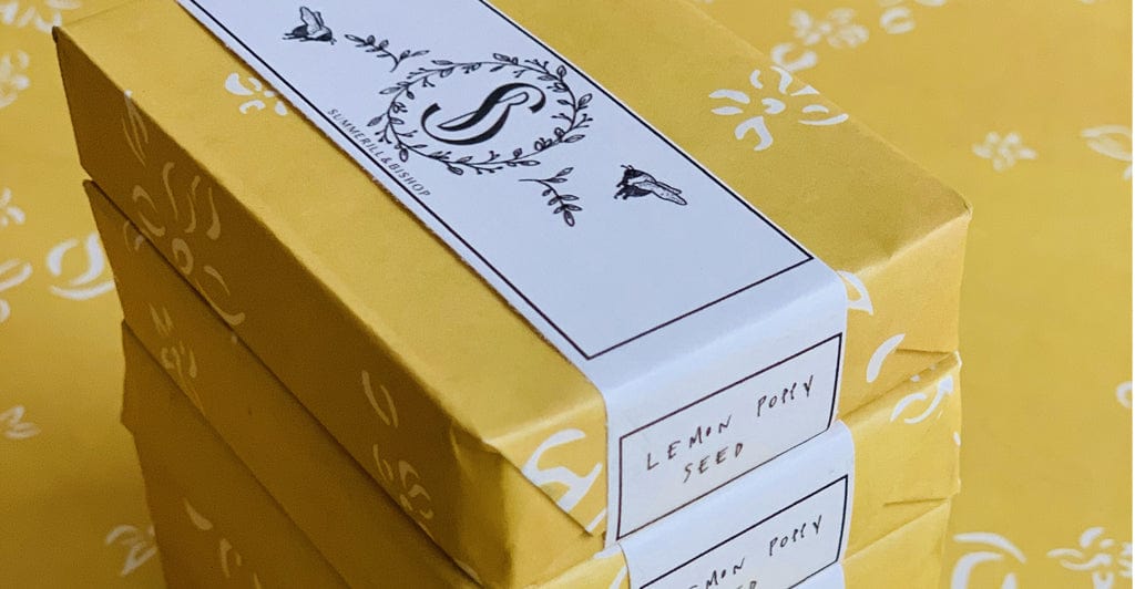 Summerill & Bishop Lemon & Poppyseed Handmade Soap, 100g