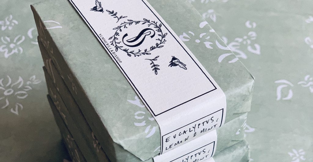 Summerill & Bishop Eucalyptus, Mint & Lemon Handmade Soap, 100g