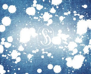 Alphabet Napkin 'Q' in Powder Blue, 50x50cm