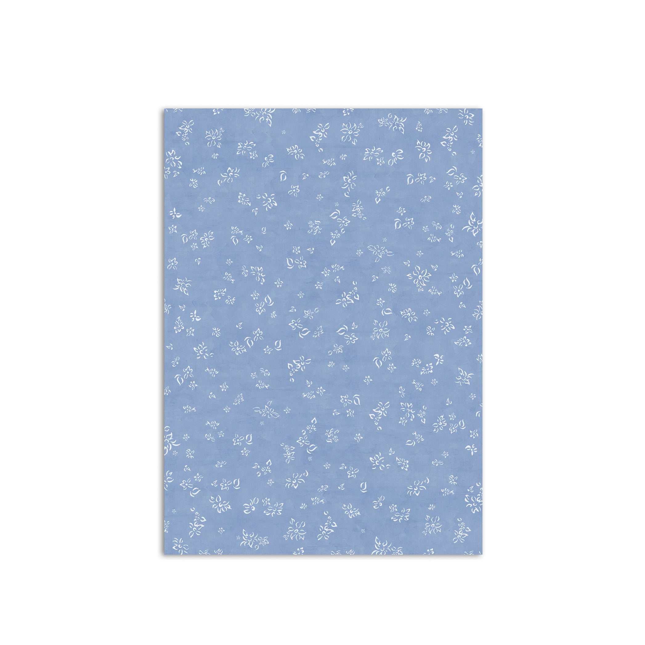 Summerill & Bishop Falling Flower Wrapping Paper in Powder Blue, Roll of 4