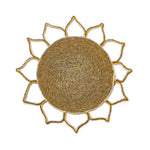 'Petal' Placemat in Mustard, 36cm